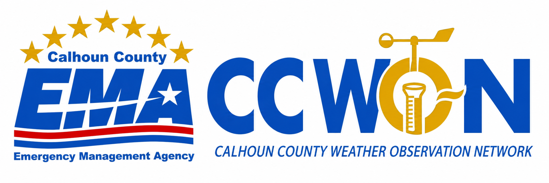 Calhoun County Weather Observation Network Logo
