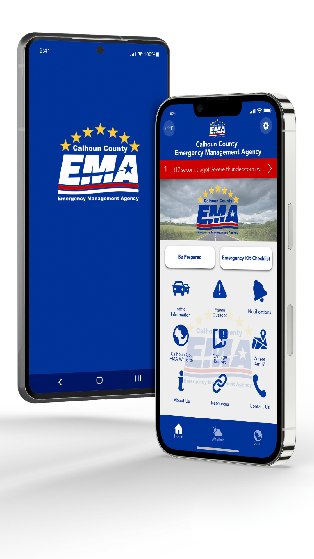 Calhoun County EMA App
